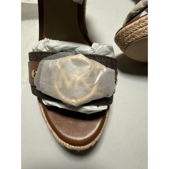 Michael Kors Women's Rory Espadrille Platform Wedge Sandals Size 7 New - Picture 10 of 13